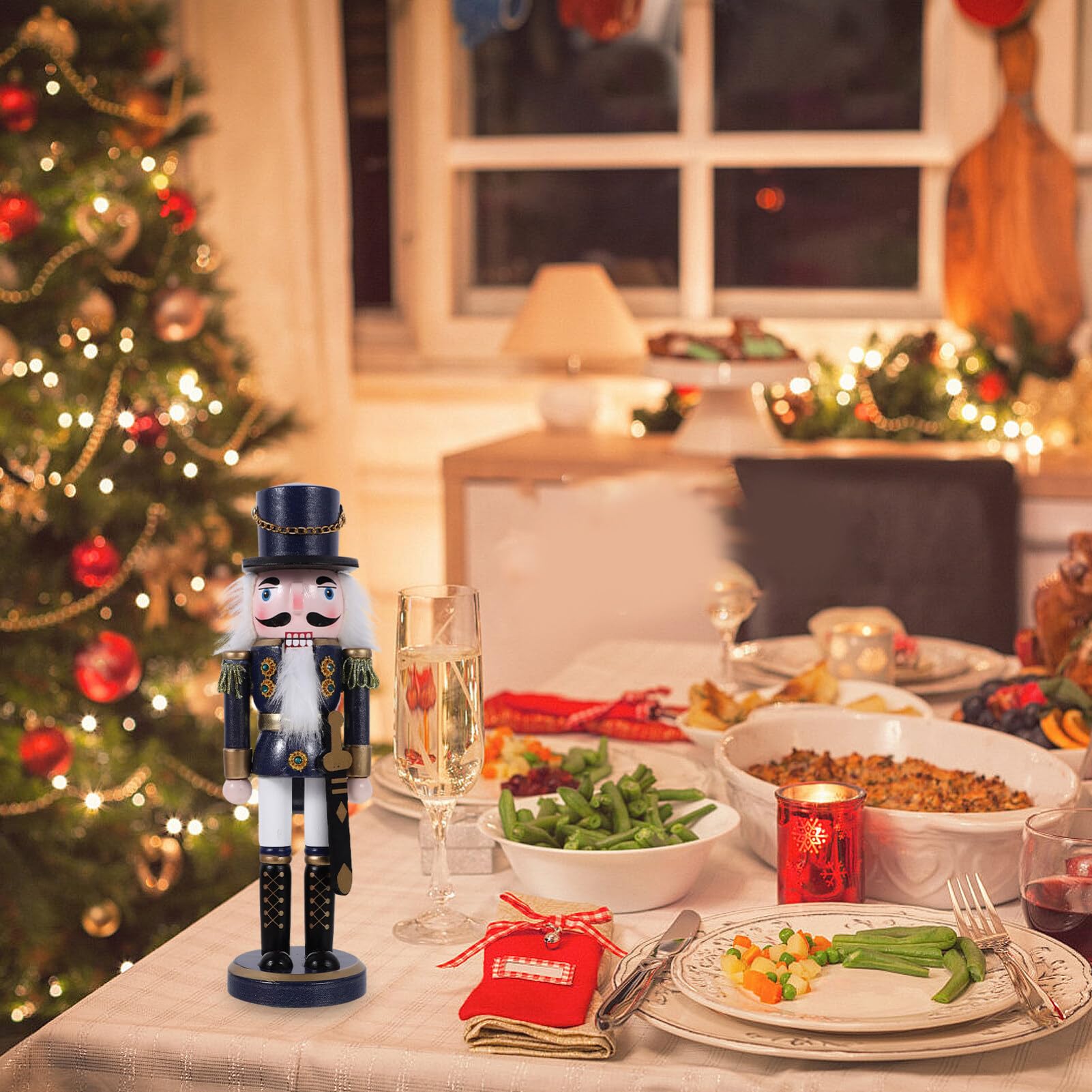 Amazon.co.jp: ibasenice クリスマス7くるみ割り人形7人形7木製7くるみ